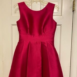 Kate Spade fushia dress size 2.  Backless fit and flare with large bow